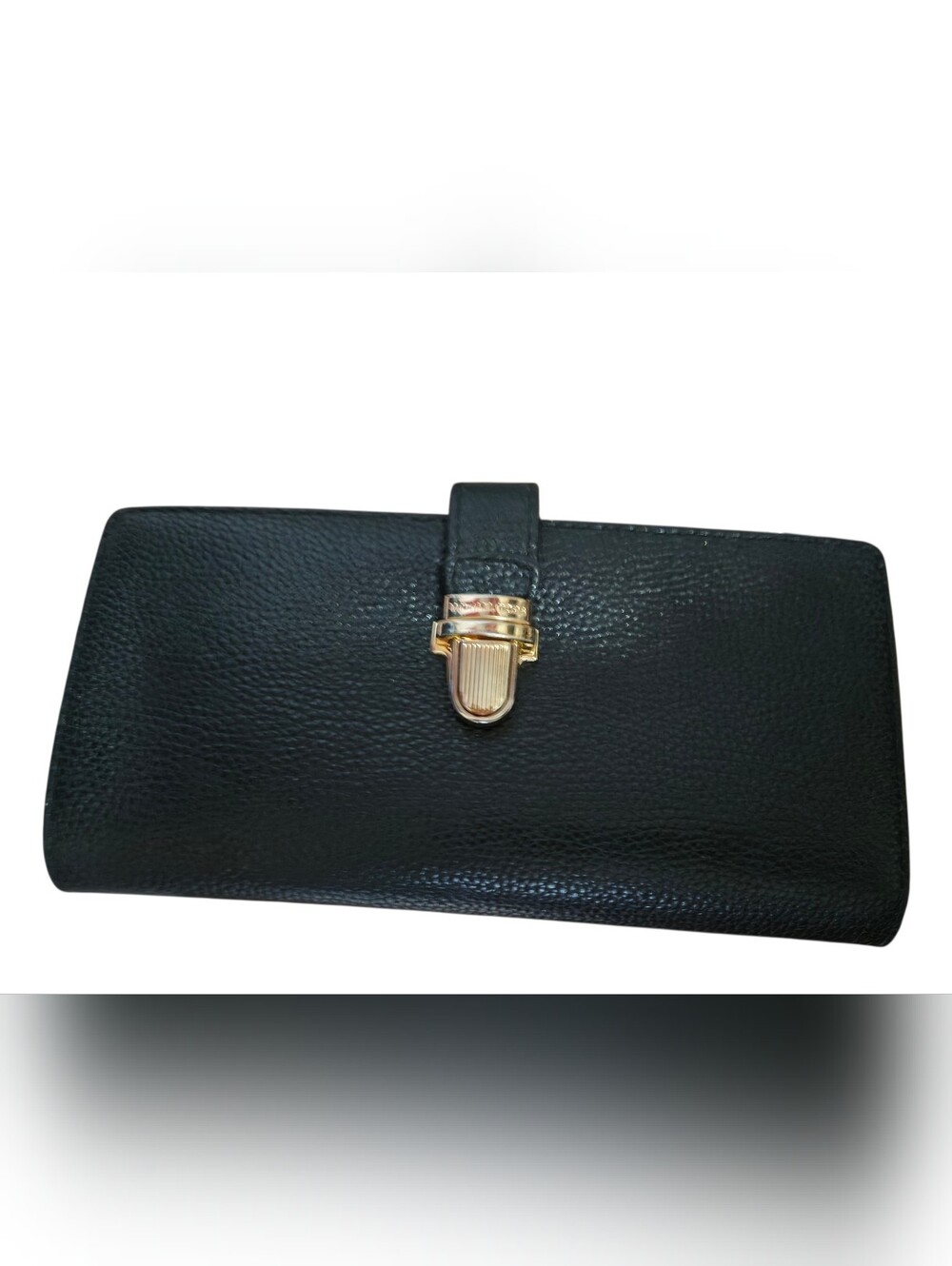 Michael Kors Leather Wallet with Gold Hardware